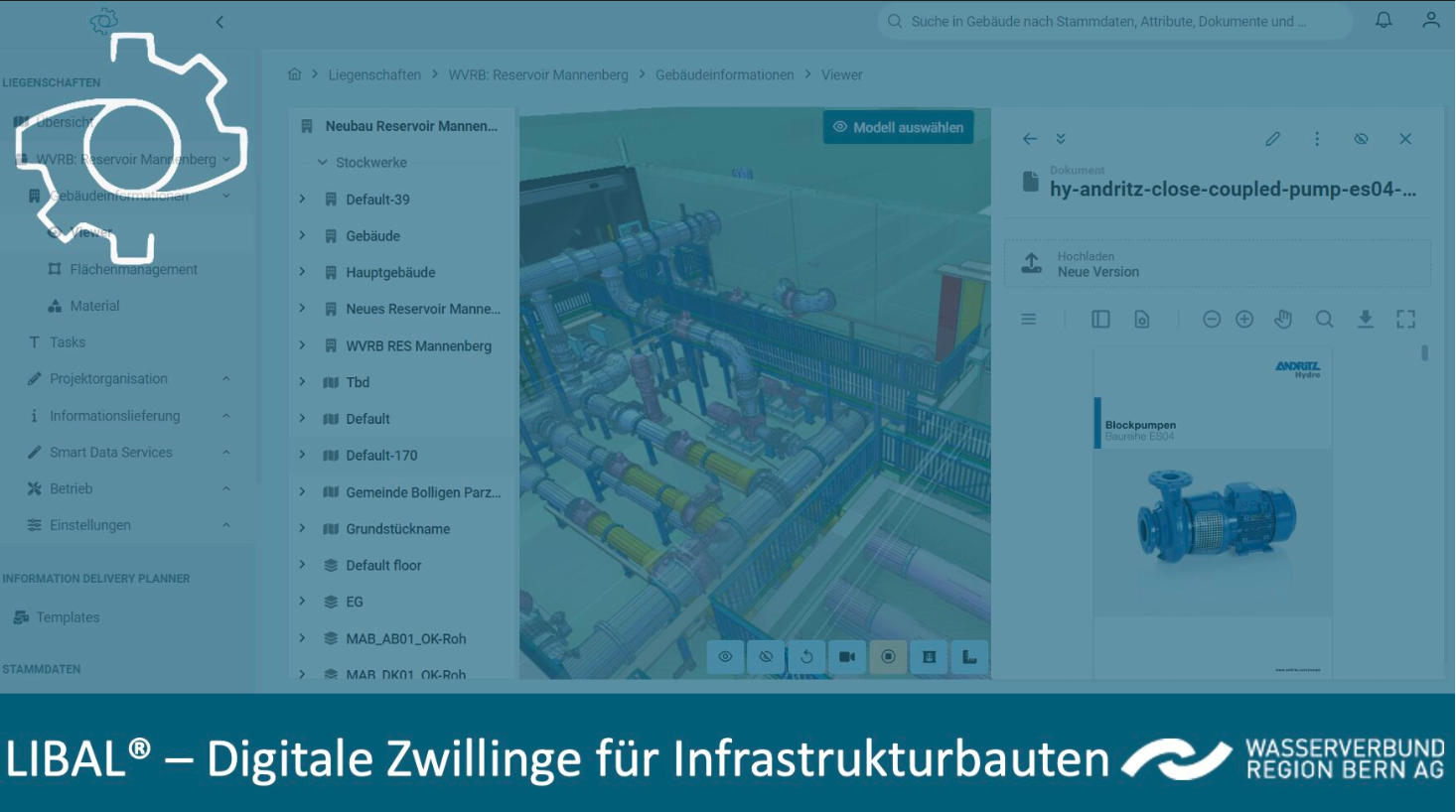 Wasserverbund der Region Bern &ndash; Digitaler Zwilling
